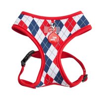 OBS RETUR! KATTSELE PUPPIA SOFT HARNESS RUTIG MED RÖTT S